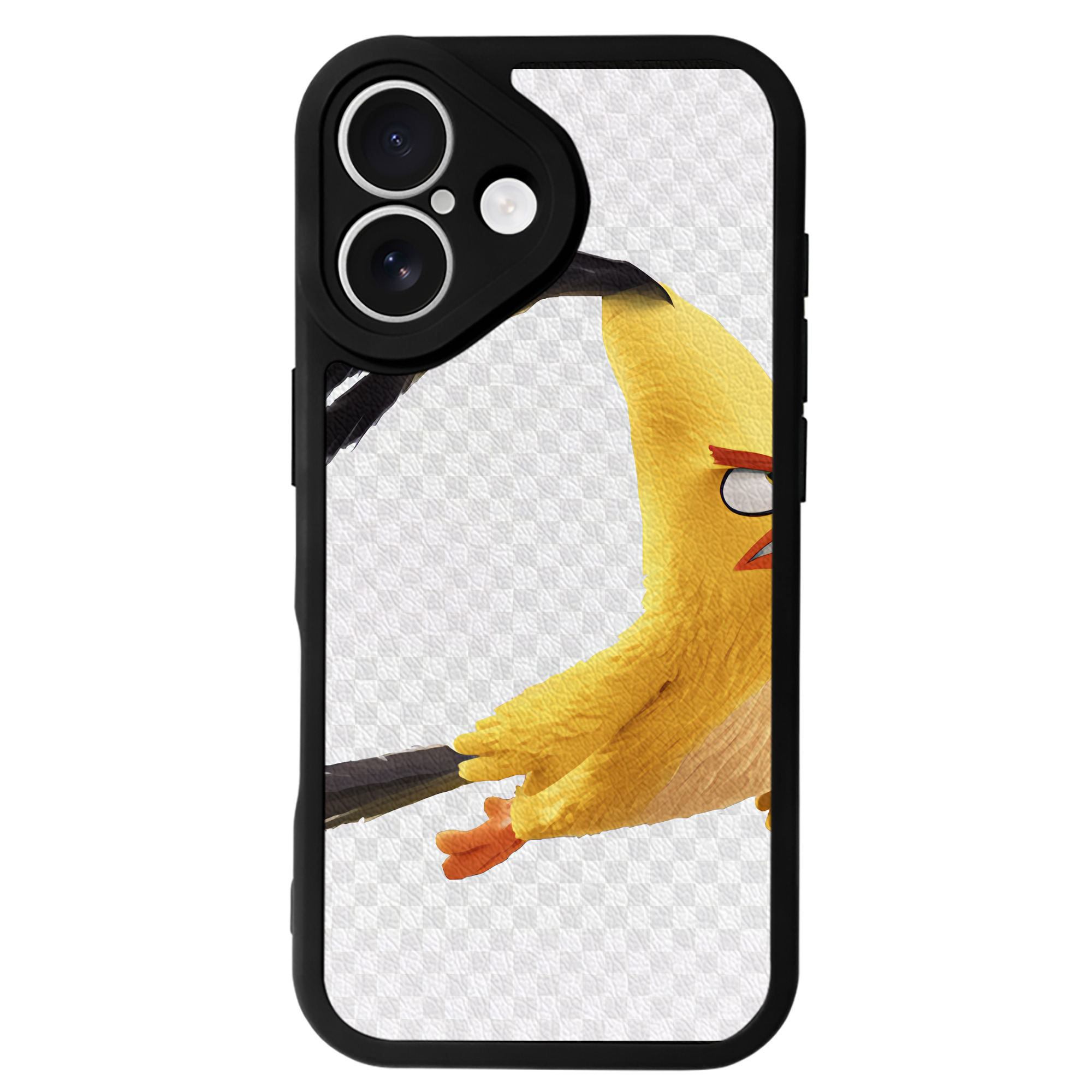 （画像用） Angry Birds アングリーバード 【iPhone 16シリーズ対応】シリコンスマホケース（レザー調） 材質：シリコン